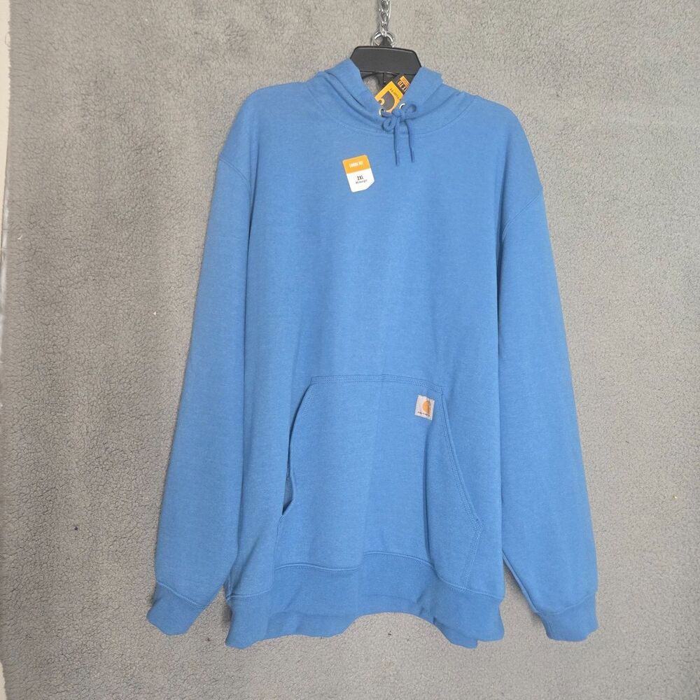 Carhartt Hoodie K288 Mens 2XL Blue Long Sleeve NWT Hooded Graphic Print